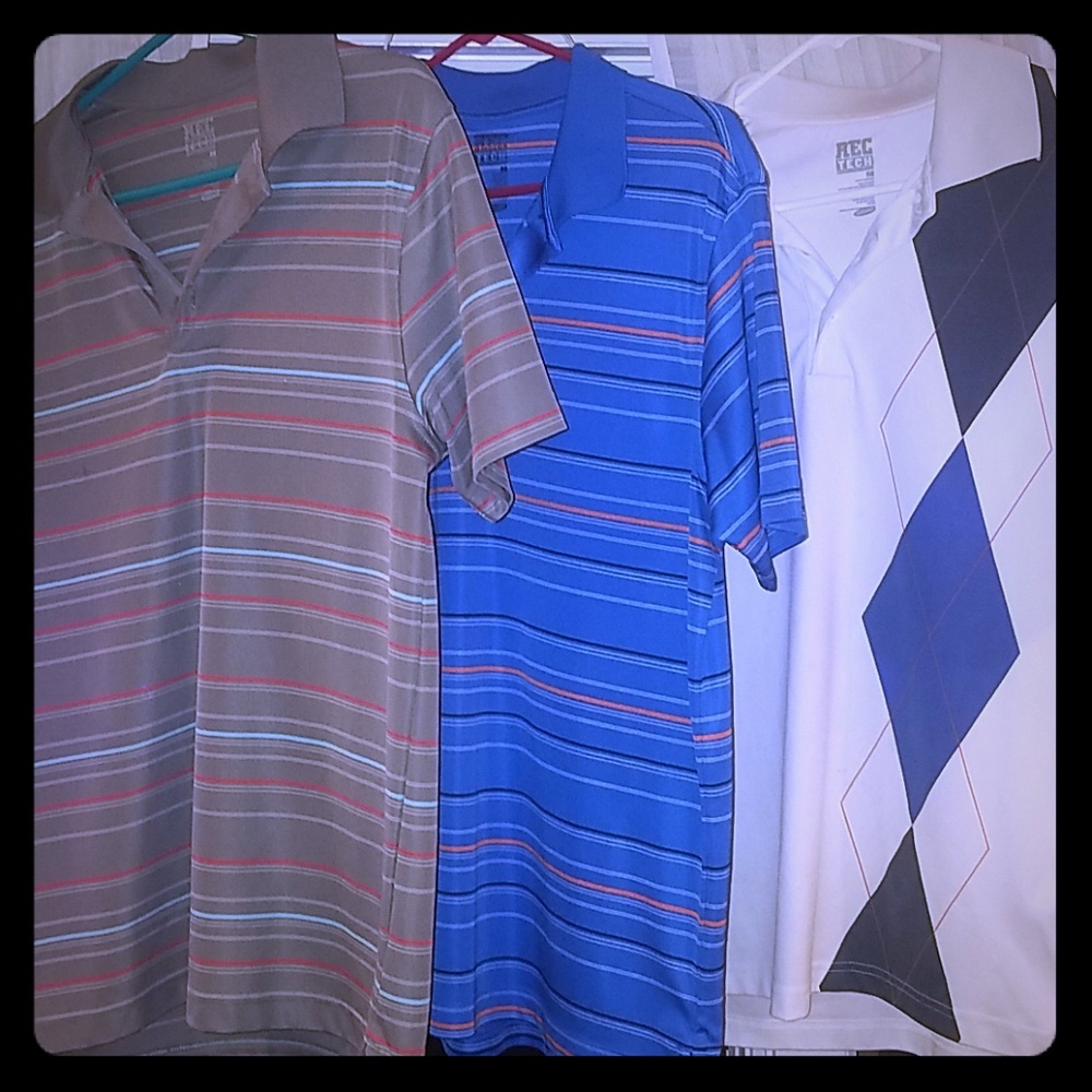 😎 Old Navy Rec Tech Polos x3